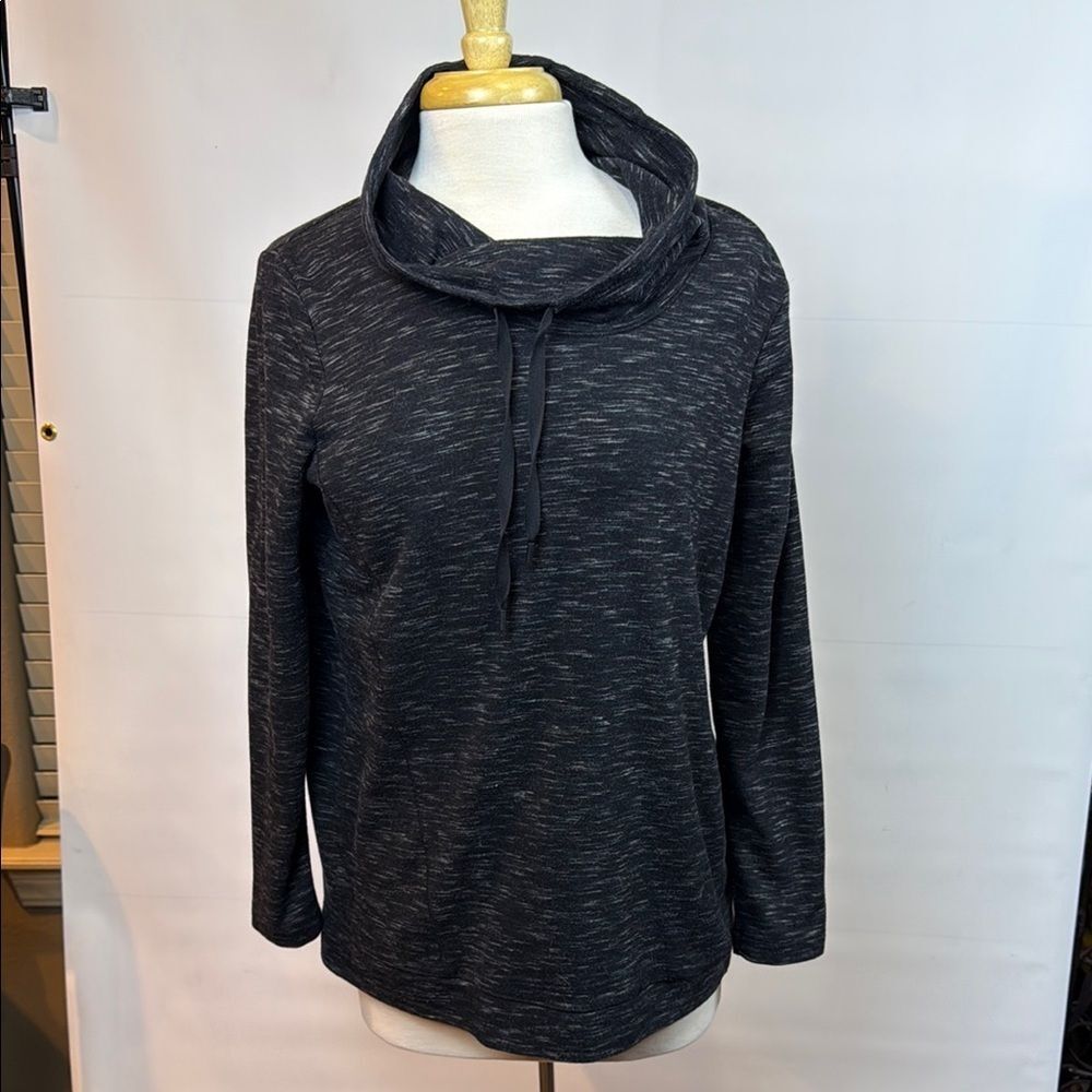 Eddie Bauer Black and Gray Women's Sweatshirt, , Small